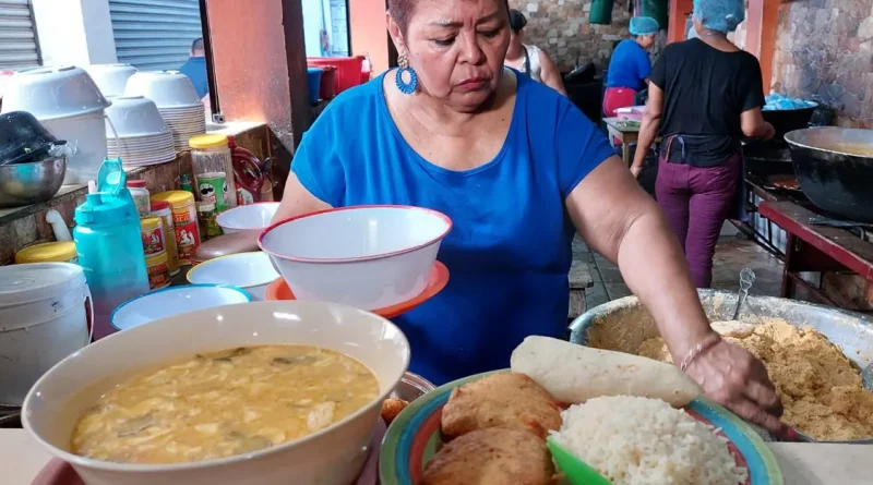 sopa de queso, mercado, orienta, managua, comida, cuaresma