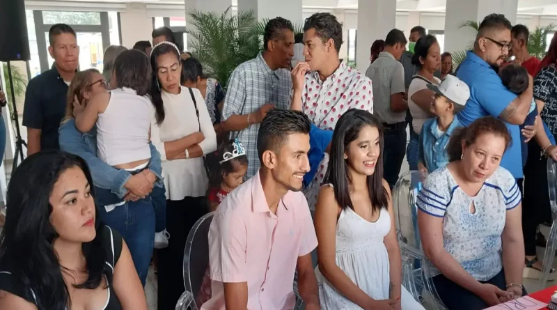 nicaragua, bodas masivas, bodas radio ya, ya tu boda, amor y amistad , 14 de febrero