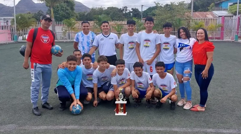 torneo, futbol, Ocotal, realiza, plan, parte, actividad, deportiva, FES, jóvenes, estudiantes, cancha,