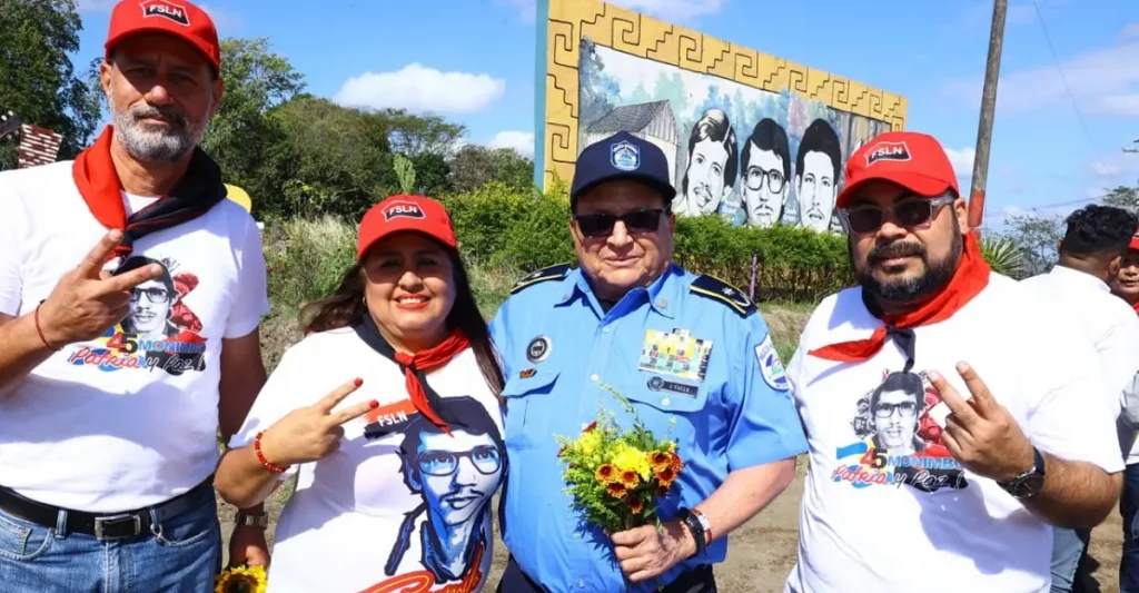 homenaje, camilo ortega, los sabogales, masaya, nicaragua