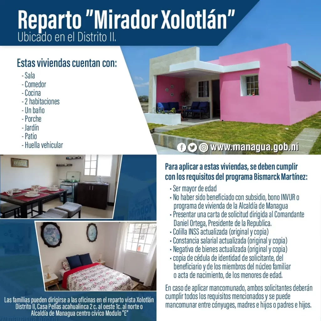 mirador xolotlan, managua, alcaldia de managua, frente sandinista, reyna rueda,