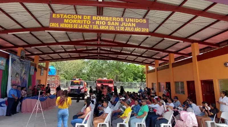 inauguracion, estacion, bomberos, rio san juan, morritos