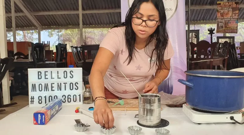 mefcca, nicaragua, mujeres, emprendedores, taller, velas artesanales,