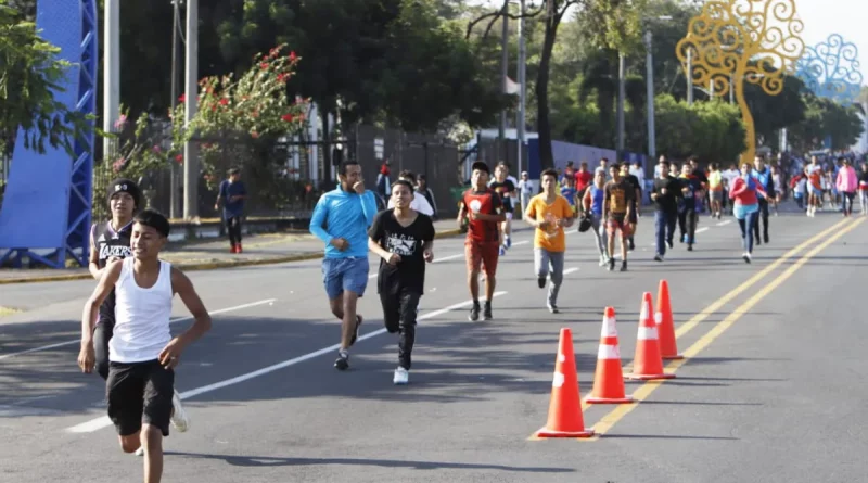 movimiento deportivo, alexis arguello, maratón, nicaragua, bolívar, chávez, avenida