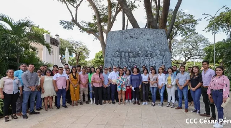 proclama, movimiento, comunicadores, patrioticos, nicaragua, periodistas, dia nacional