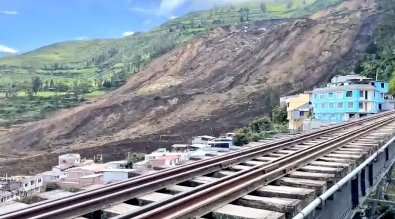 alud, tierra, ecuador, alausi, muertos, heridos, deslave