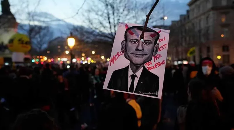 protesta, francia, huelga, año, jubilacion, reforma