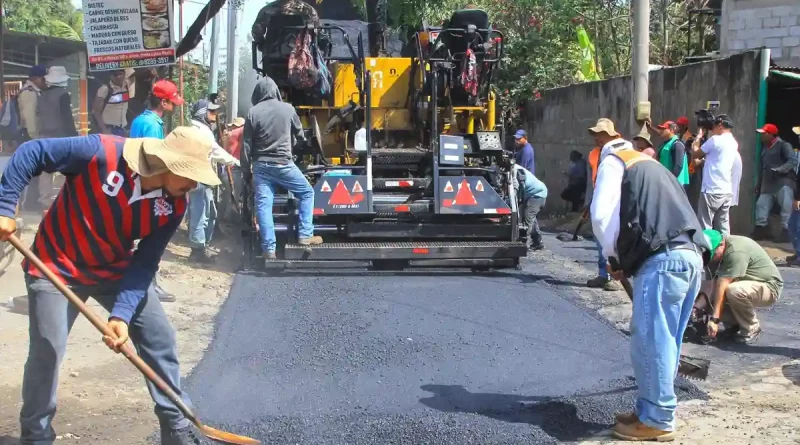 calles para el pueblo, mejoramiento vial, mejoramiento de calles, nuevas calles, comarca los cuarezmas,