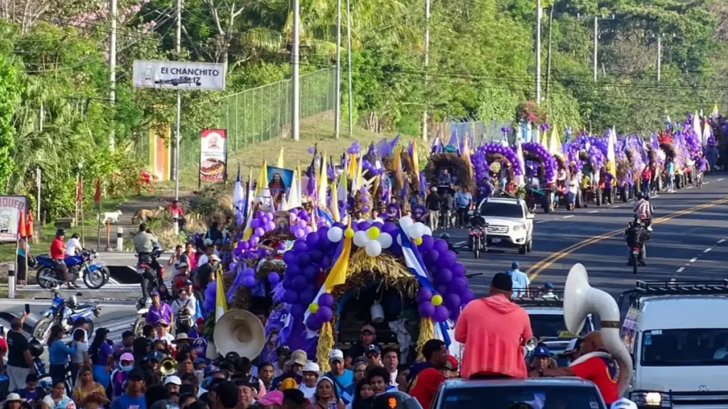 carretas, peregrinos, peregrinas, Masaya, Rivas, rumbo, salen, santurario, Jesús, rescate, popoyuapa, salen, señora, pobladora,