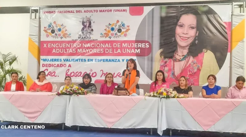 adulto mayo, unam, nicaragua, dia de la mujer,