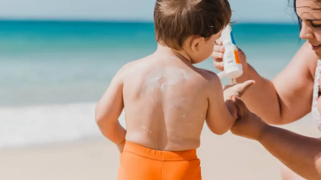 proetector, solar, Sol, FPS, piel, acuerdo, verano, adecuado, UV, rayos, Ultravioletas, niño, pequeño, 