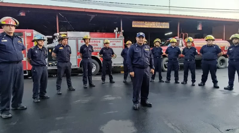 comberos, nicaragua, dipilto, nueva segovia, bomberos unidos, estacion nueva, camion de bomberos,