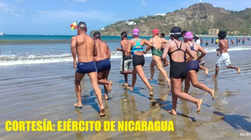 PROTECCION, SERVICIO, NATACION, EJERCITO DE NICARAGUA, RIVAS, NATACION, COMPETENCI,