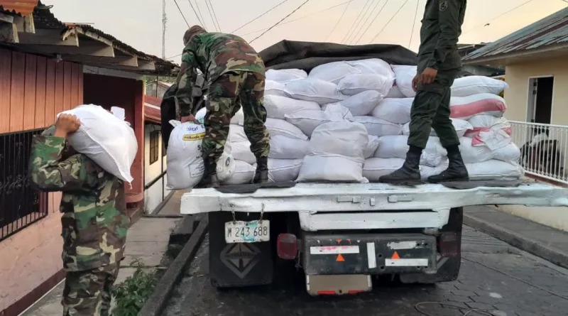 ejercito, nicaragua, rio san juan, san carlos, paquete, alimenticio