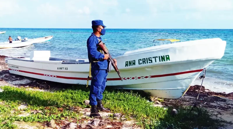 ejército de nicaragua, embarcaciones, flota pesquera, nicaragua