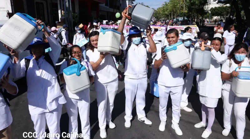 minsa, ministerio de salud, campaña de vacunacion, vacunacion, masaya, nicaragua, ops, desparasitantes, vitamina a,