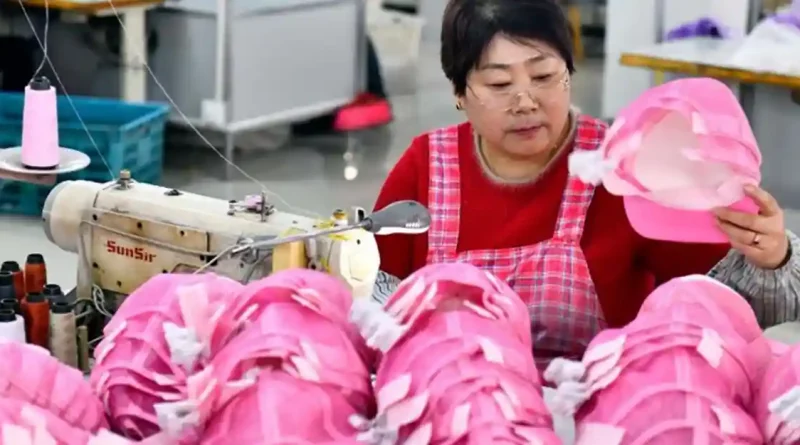 gorras, china, industria, economia