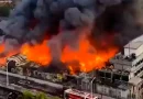 incencio, centro comercial, videos, enorme incendio,