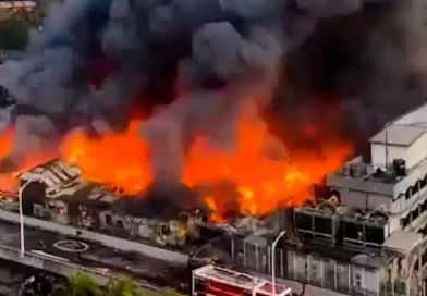 incencio, centro comercial, videos, enorme incendio,