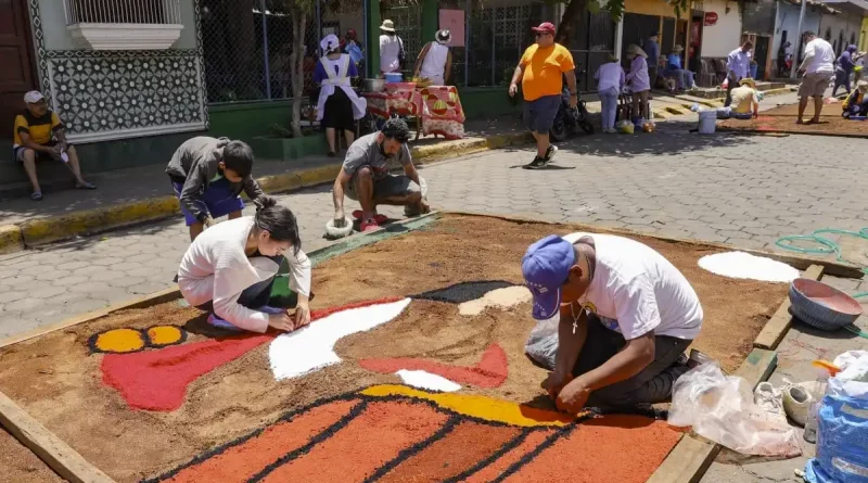 sutiaba, alfombras pasionarias, leon,