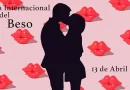 beso, día, internacional, celebración, pareja, besando, pico, diste, dar, origen,