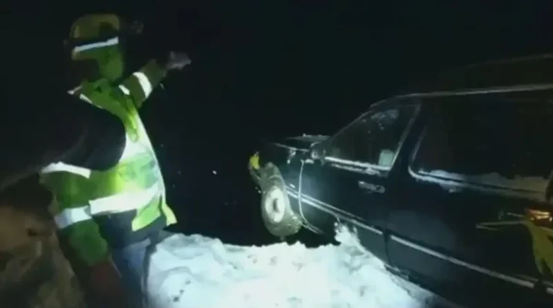 cadaver, funebre, carro, auto, precipicio, caer, vacío, chofer, salva, funeraría, accidente, salva, vida,