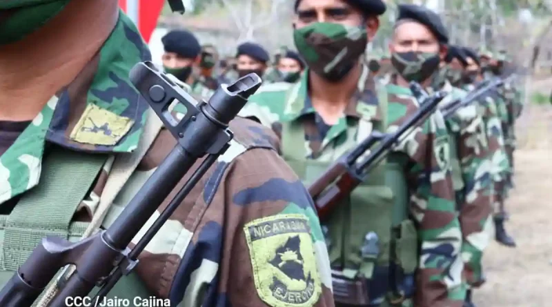 ejercicios de tiro, bilwi, preparacion combativa, ejercito de nicaragua,