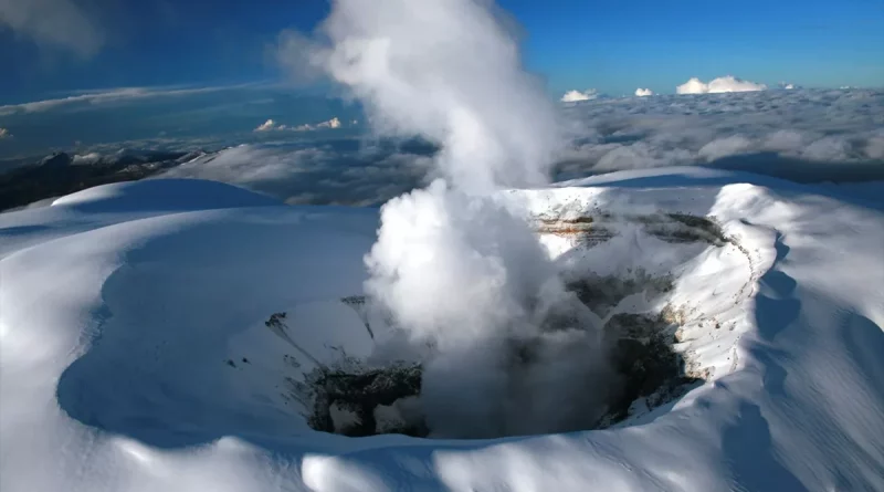 volcan, colombia, volcan nevado,