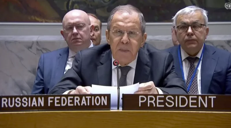 serguei lavrov, rusia, canciller rusia, onu, debate onu,