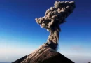 volcán, fuego, erupción, guatemala