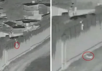 niño, 4, años, arrojan, cruzar, muro, fronterizo, EE.UU., intento, menor, pequeño, desde, cámaras, video, captan, momento,