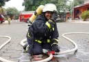 academia de bomberos, bomberas, nicaragua, managua, mujeres bomberas,