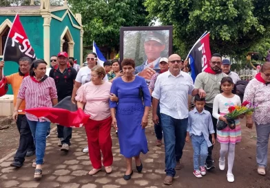 chinandega, nicaragua, himenaje, marvin melendez, heroe de la paz, homenaje, chinandega