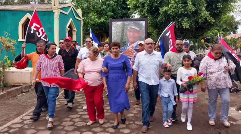 chinandega, nicaragua, himenaje, marvin melendez, heroe de la paz, homenaje, chinandega