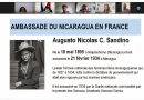 conmemoran, Francia, virtual, celebración, embajada, estudiantes, natalicio, 128, General, Sandino, Nicaragua, realiza, aniversario, marco, conmemoración,