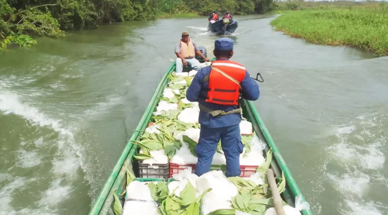 ejercito, nicaragua, fuerza naval, contrabando, queso, embarcación, rio san juan