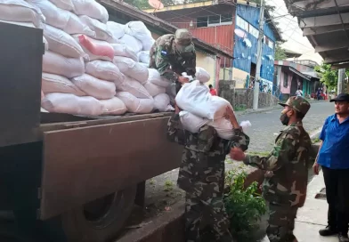 ejército de nicaragua, ministerio de educación, mined, paquetes alimenticios,