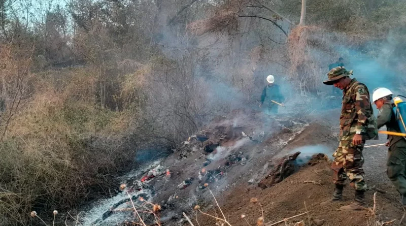 ejército de nicaragua, Managua, matearé, sofocación de incencio,