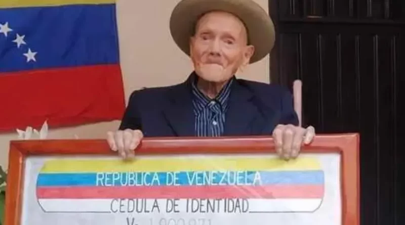 venezuela, hombre, viejo, longevo, mundo, record, mundial, vicente, perez