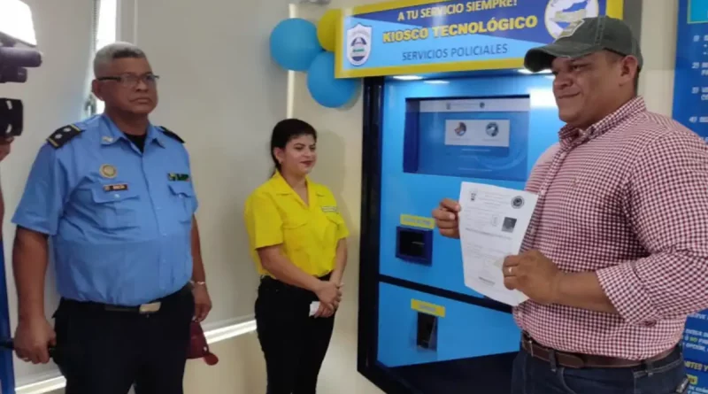 inaguran, Policía, kiosko, Mulukukú, centro, atención, Nicaragua, Nacional, ciudadanía, inauguración, tecnológico, estación, policial, servicios, policiales,