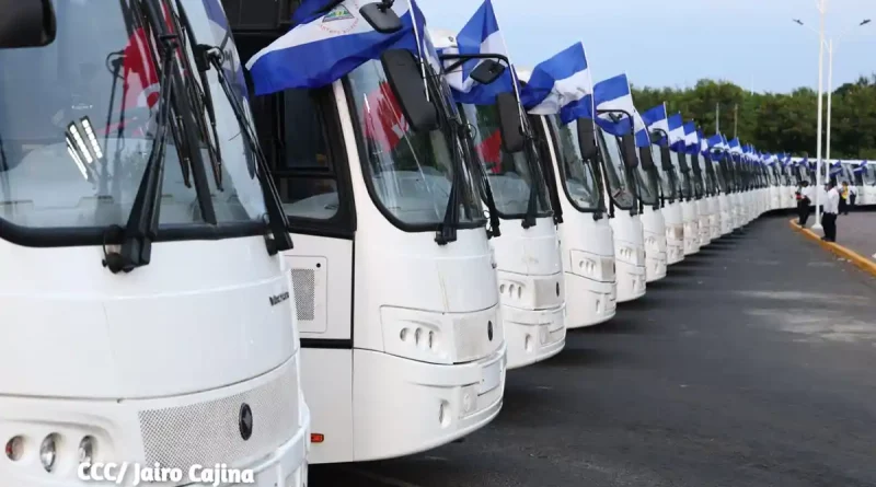 buses rusos, transporte publico, daniel ortega, nicaragua, mti, nuevos buses,