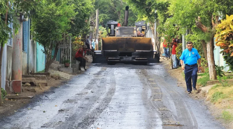 calles para el pueblo, alcaldia de managua, Managua, calles, construcción de calles,