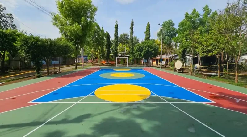 cancha la abejita, masaya, nueva cancha, mejoras, nicaragua, frente sandinista, alcaldia de masaya, gobierno de nicaragua,