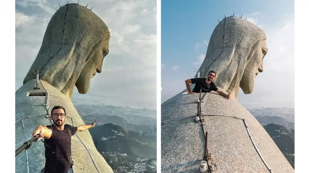 fotografía, fotógrafo, brasileño, Luna, perfecta, épica, Cristo, Redentor, sobre, captura, capturó, imagen, captar, intentó, durante, 3, años, esperó, fallidos, sosteniendo,