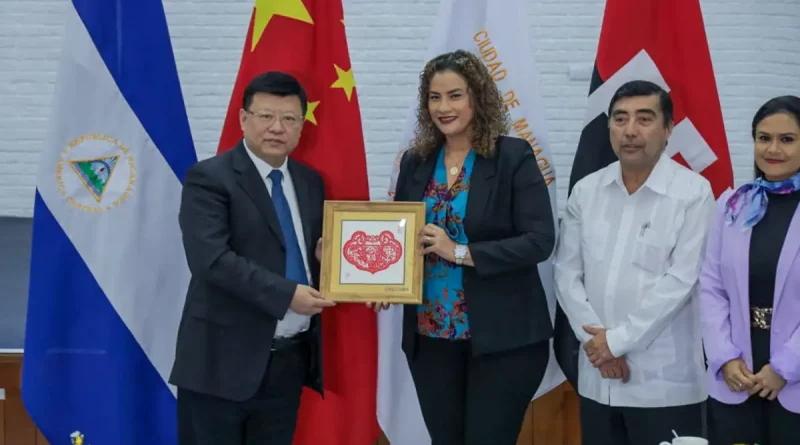 alcaldia de managua, reyna rueda, china, cooperacion, provincia zhejiang,