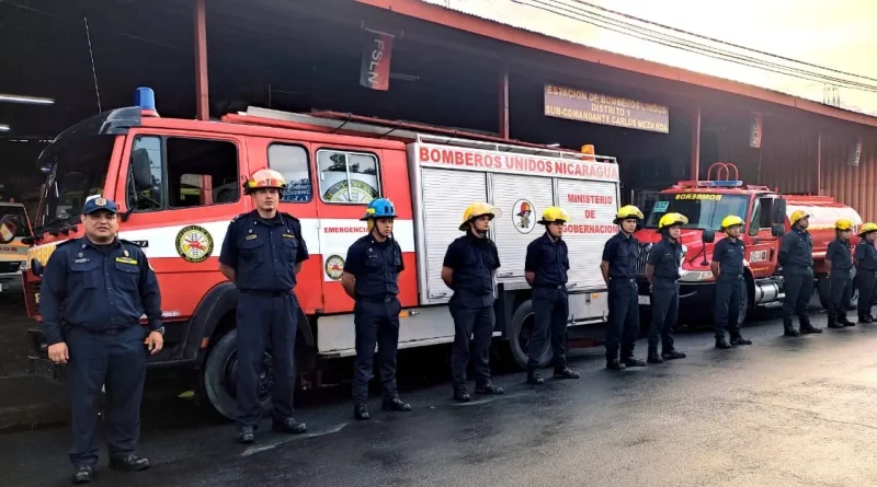 bomberos, estacion, murra, nueva segovia, incendios, accidentes, camión de bomberos