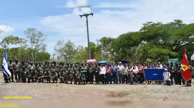 Ejército, Nicaragua, establecimiento, vivero, forestal, Mataglapa, INAFOR, plantas, comando, instalaciones, participó,