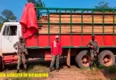 ejercito de nicaragua, puerto cabezas, nicaragua, madera ilegal, ciudadano retenido, madera,