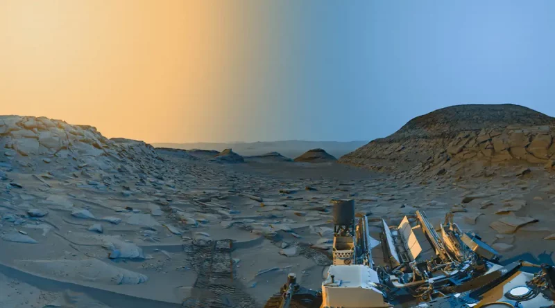 NASA, Marte, planeta, postal, panorámica, imagen, róver, captada, Curiosity, cámaras, misión, desde, manda,