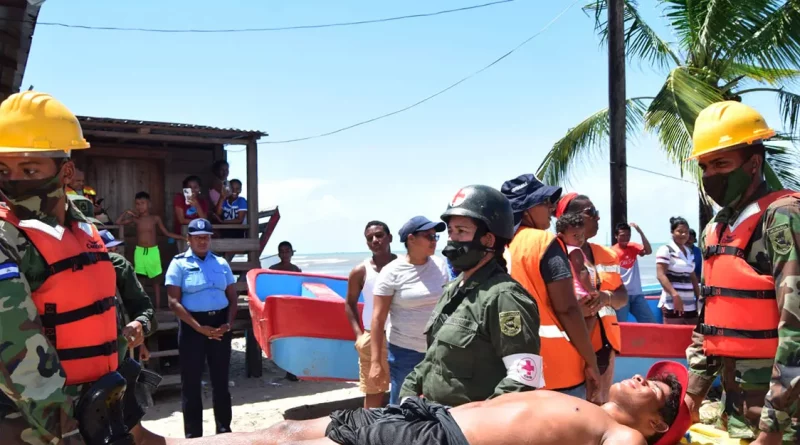 ejercicio multiamenaza, bilwi, puerto cabeza, ejercicio, sinapred, mined, ejercito de nicaragua